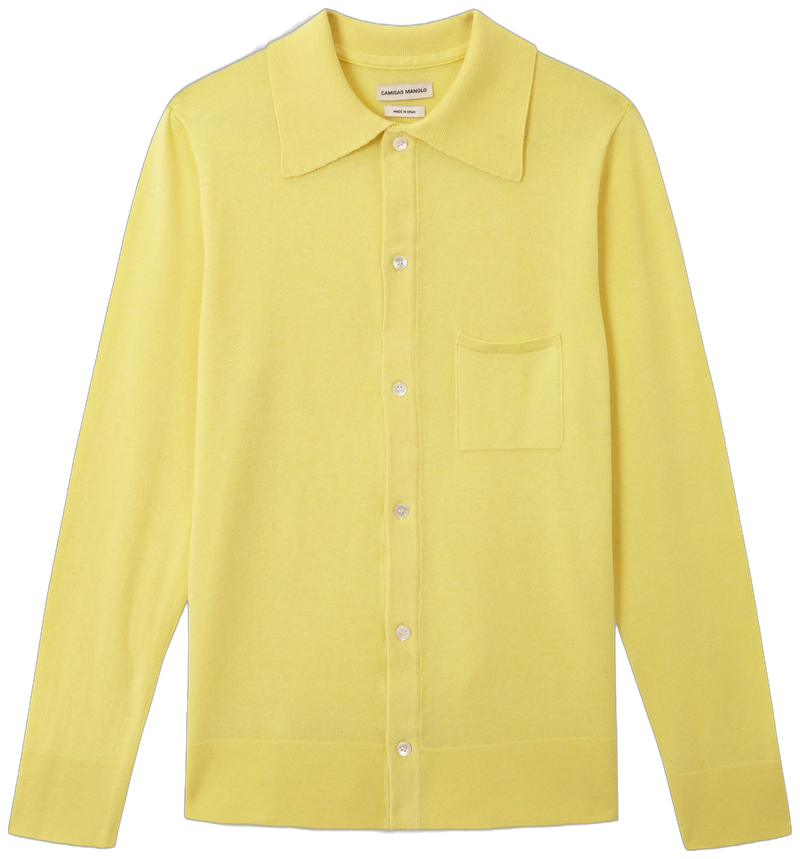 YELLOW KNITTED SHIRT