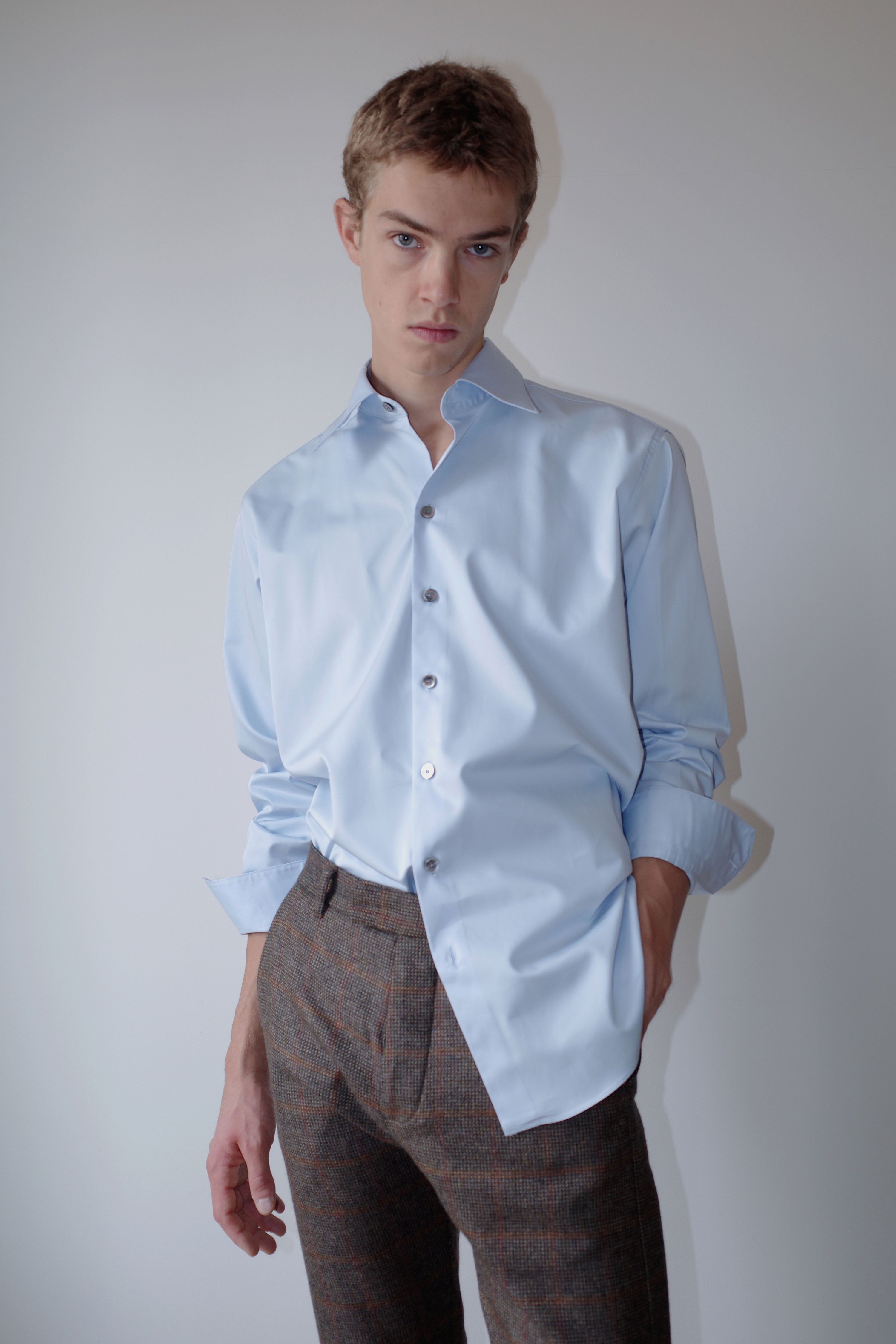 LIGHT BLUE NORMAL SHIRT