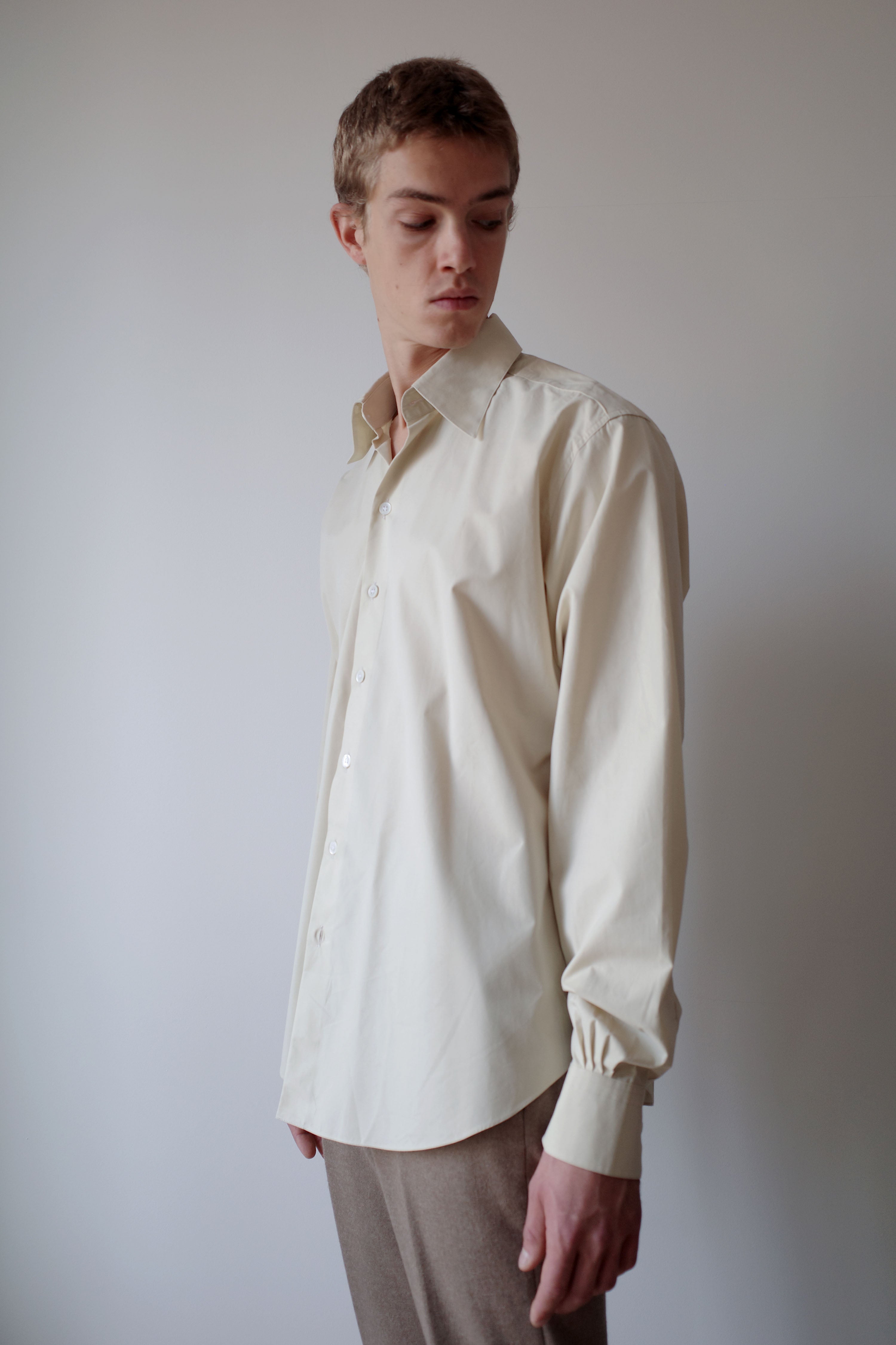 PALE YELLOW NORMAL SHIRT