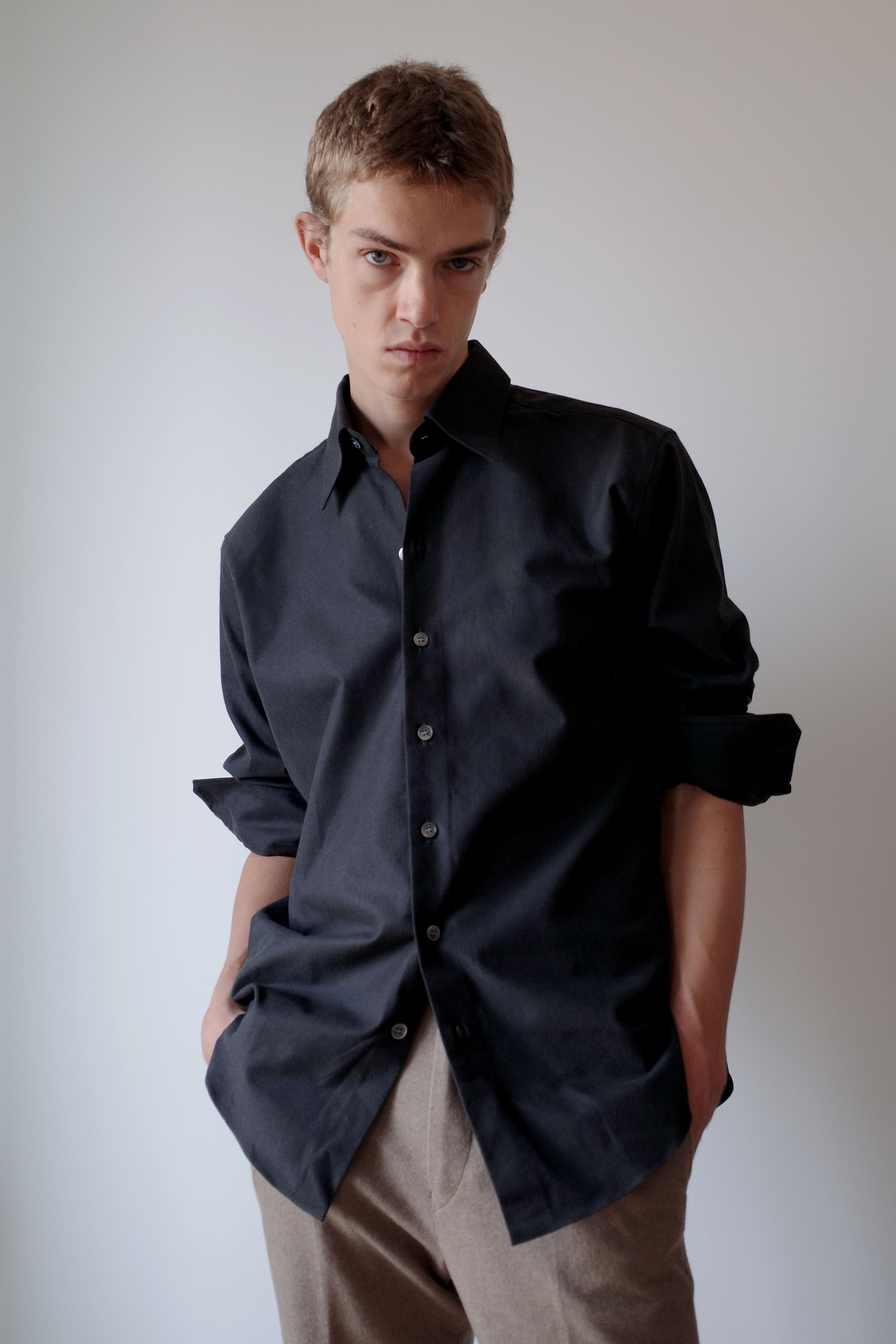 BROWN NORMAL SHIRT