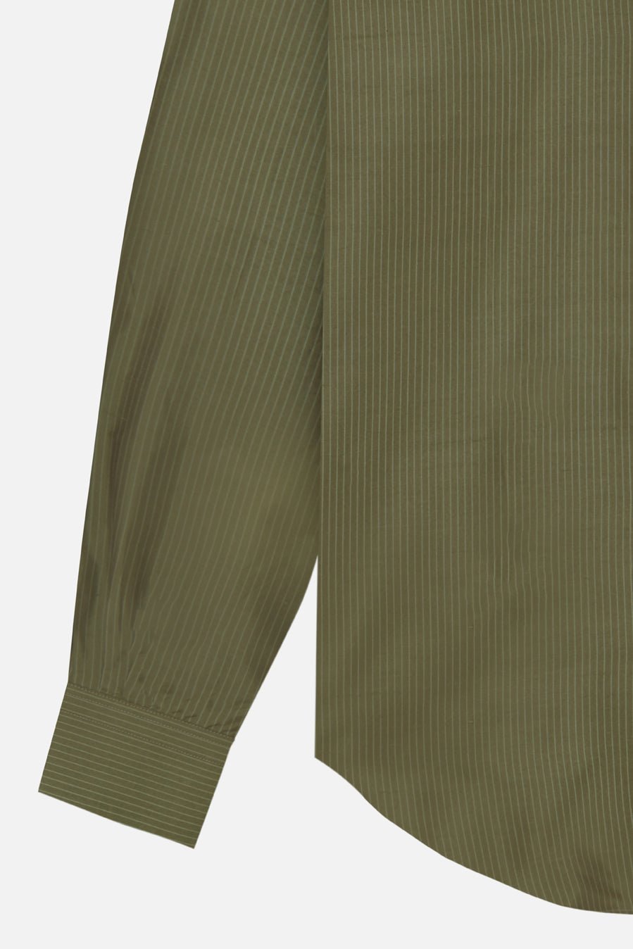 Green/green stripes NORMAL SHIRT - Camisas Manolo